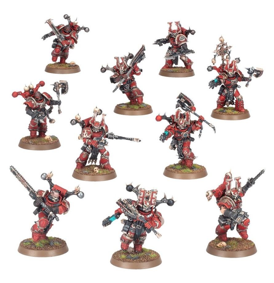 Warhammer 40k World Eaters: Khorne Berzerkers - WiredVillage Games - Games Workshop WiredVillage Games